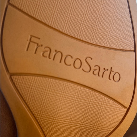 Franco Sarto Camel Suede Heeled Boots NEW Size 8 - Picture 2 of 7